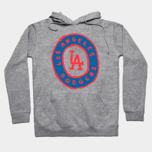 Los Angeles Dodgeeeers 03 Hoodie by Very Simple Graph